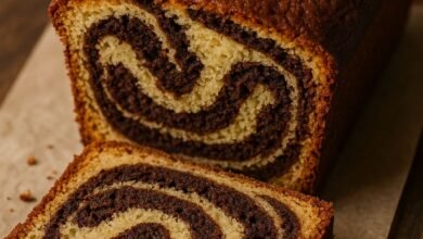 Loaf with a Chocolate Swirl