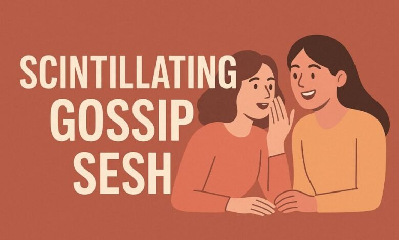 Scintillating gossip sesh