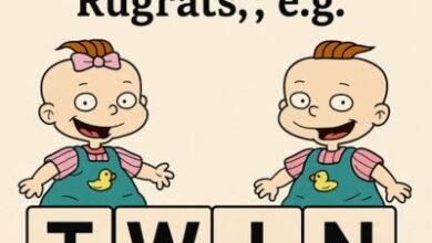 phil or lil of rugrats crossword