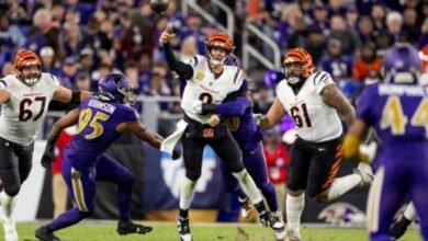 Bengals vs Baltimore Ravens Match