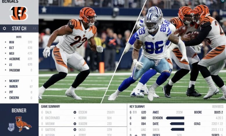 denver broncos vs bengals match player stats