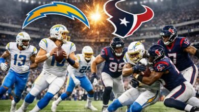 Chargers vs Texans Match Player Stats