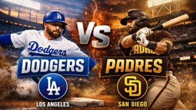 Dodgers vs Padres Match Player Stats