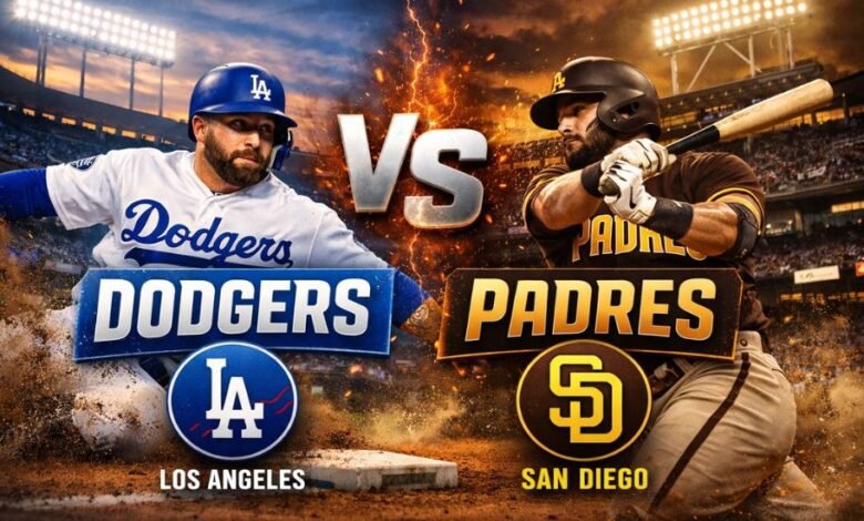 Dodgers vs Padres Match Player Stats
