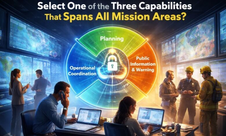 Select One of the Three Core Capabilities That Spans All Mission Areas