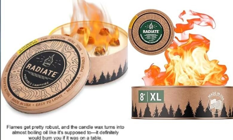 radiate portable campfire